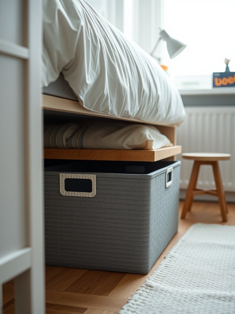 Put Bins Under the Bed