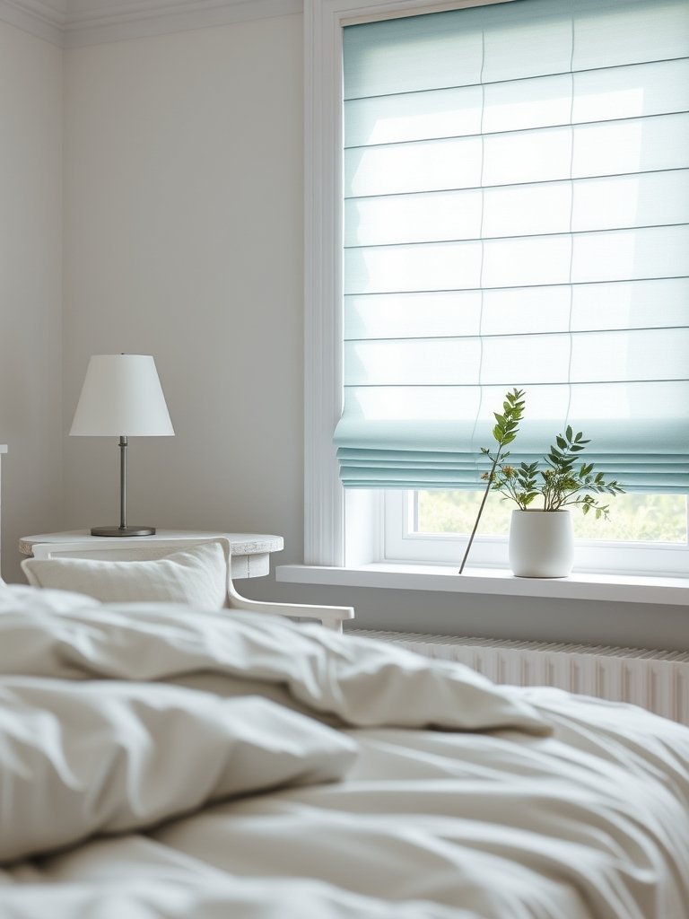 Roman Shades For Clean Lines