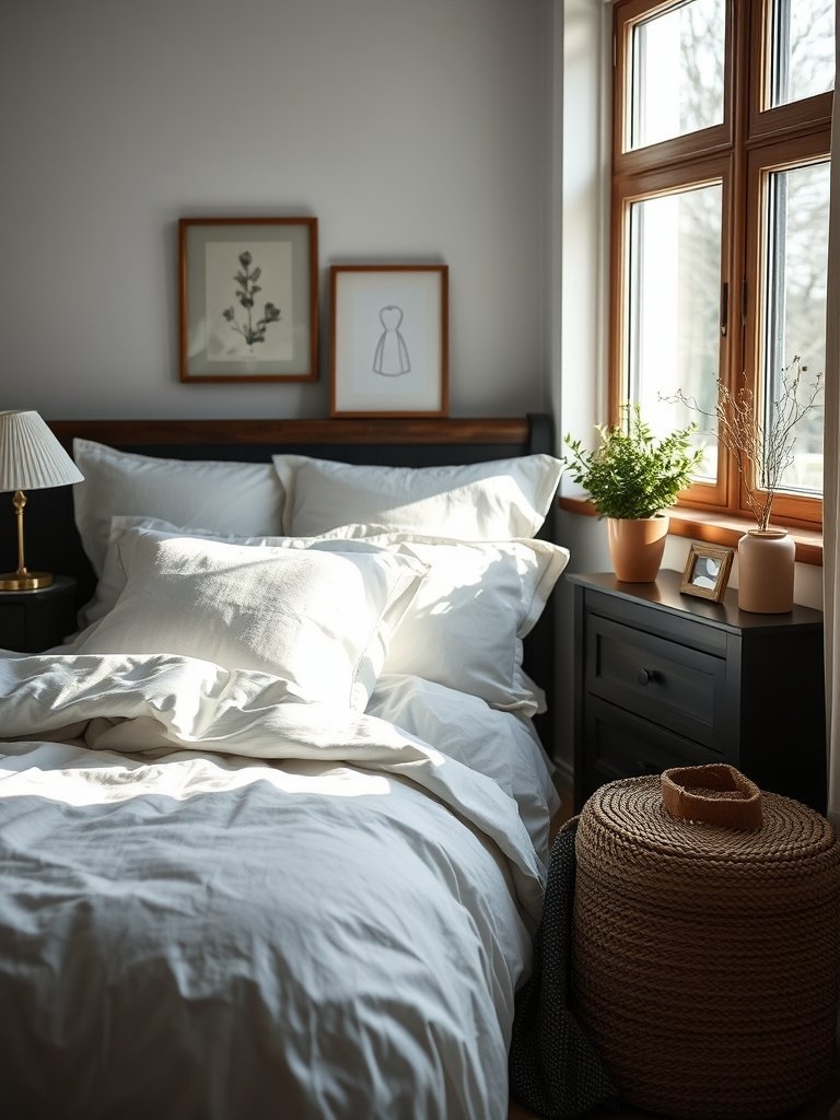 Select Bedding with Low Contrast