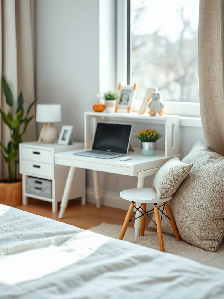 Set Up A Mini Desk Area