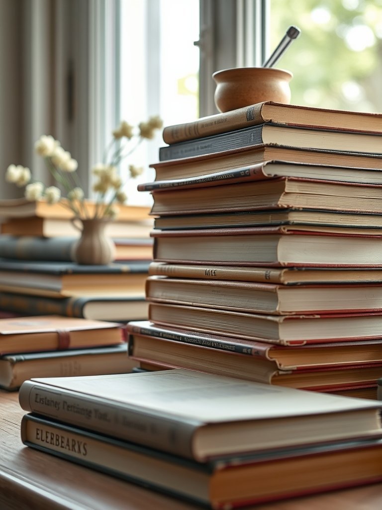Stacks of Old Books
