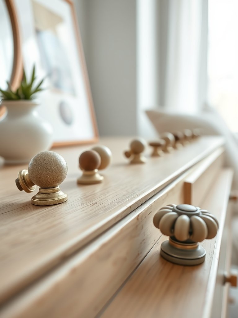 Swap Knobs on Plain Dressers