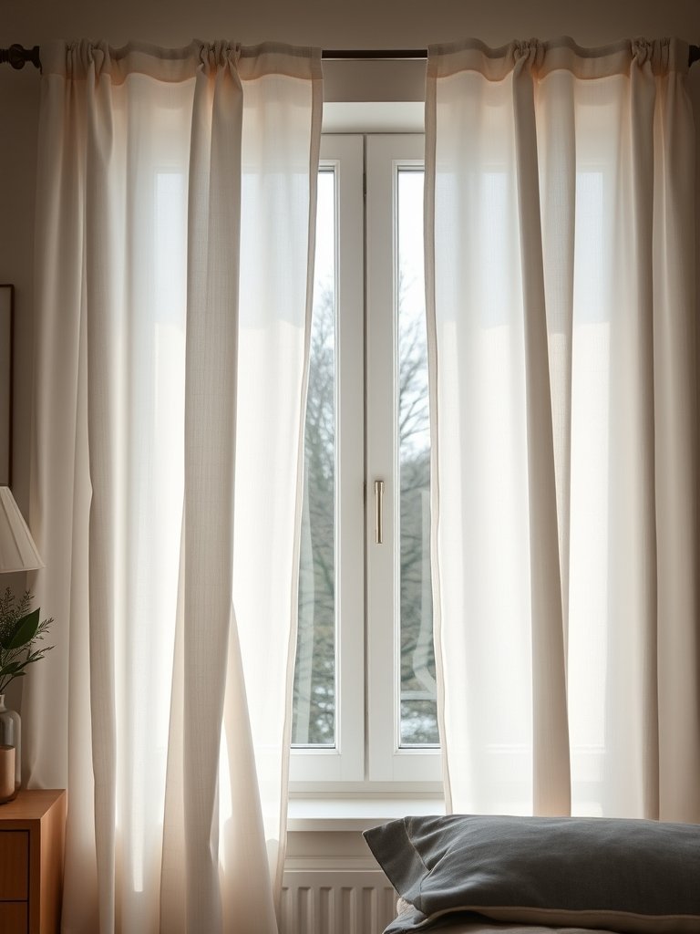 Try Layered Window Curtains