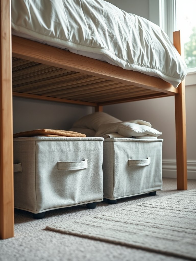 Under Bed Storage Rolling Bins