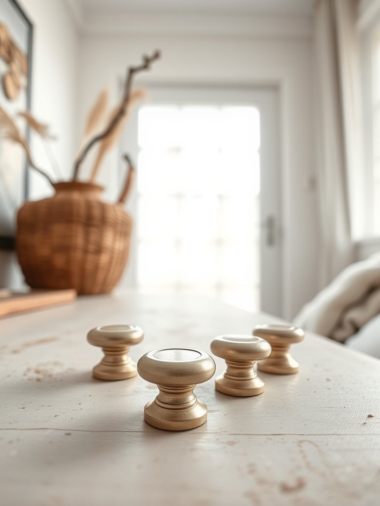 Update Knobs on Old Furniture