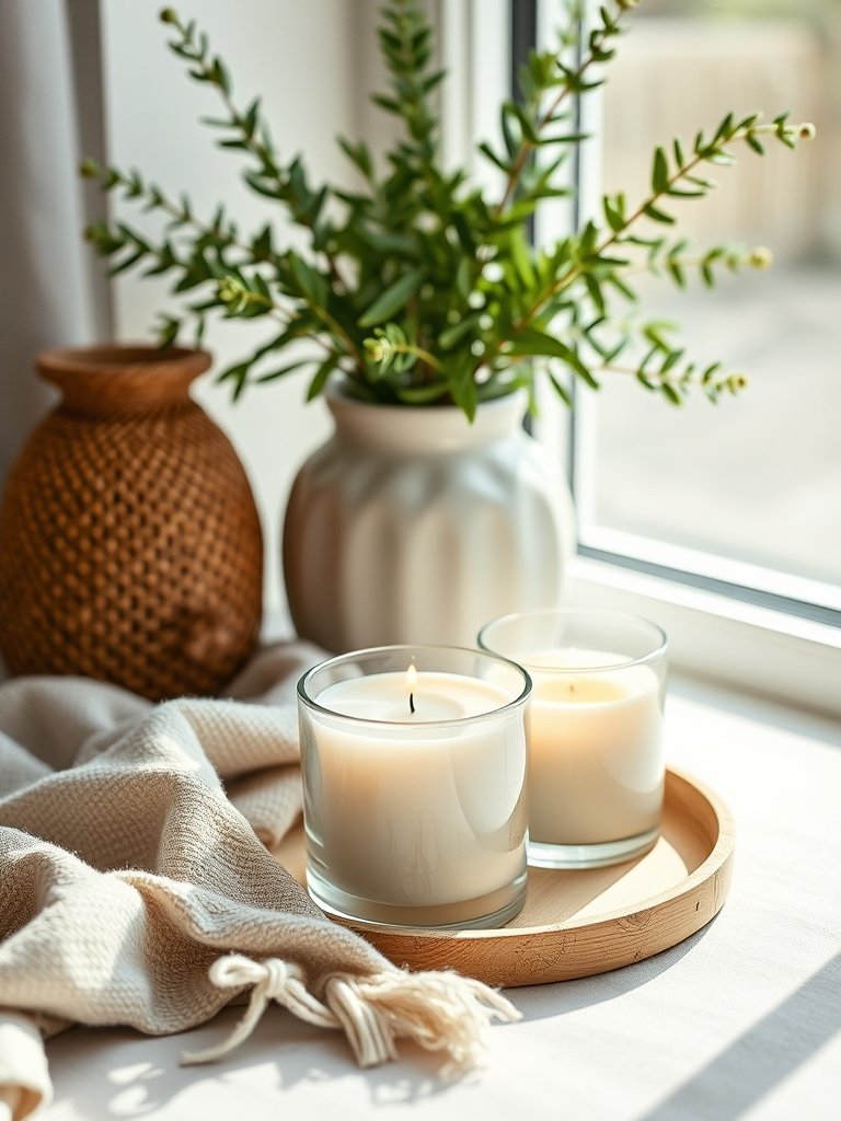 Use a Scented Candle Set