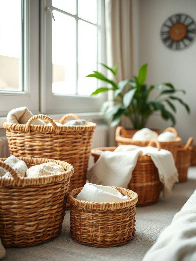 Use Baskets for Clutter
