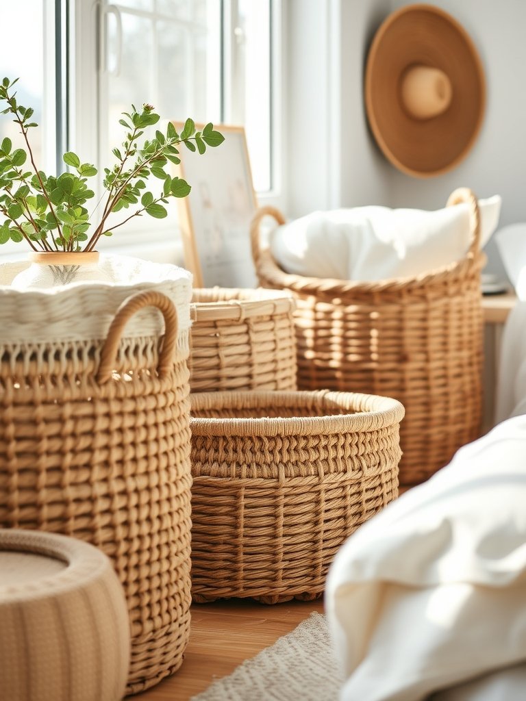 Use Baskets for Easy Storage