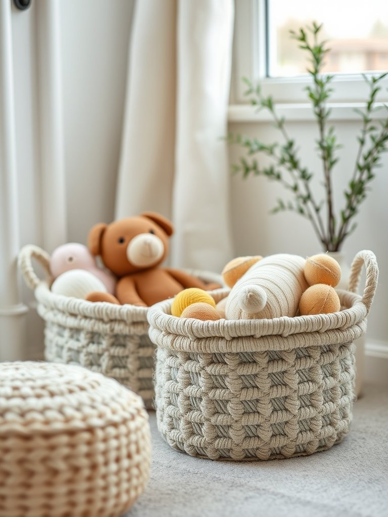 Use Baskets for Soft Toys