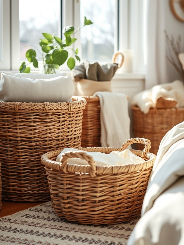 Use Baskets for Storage