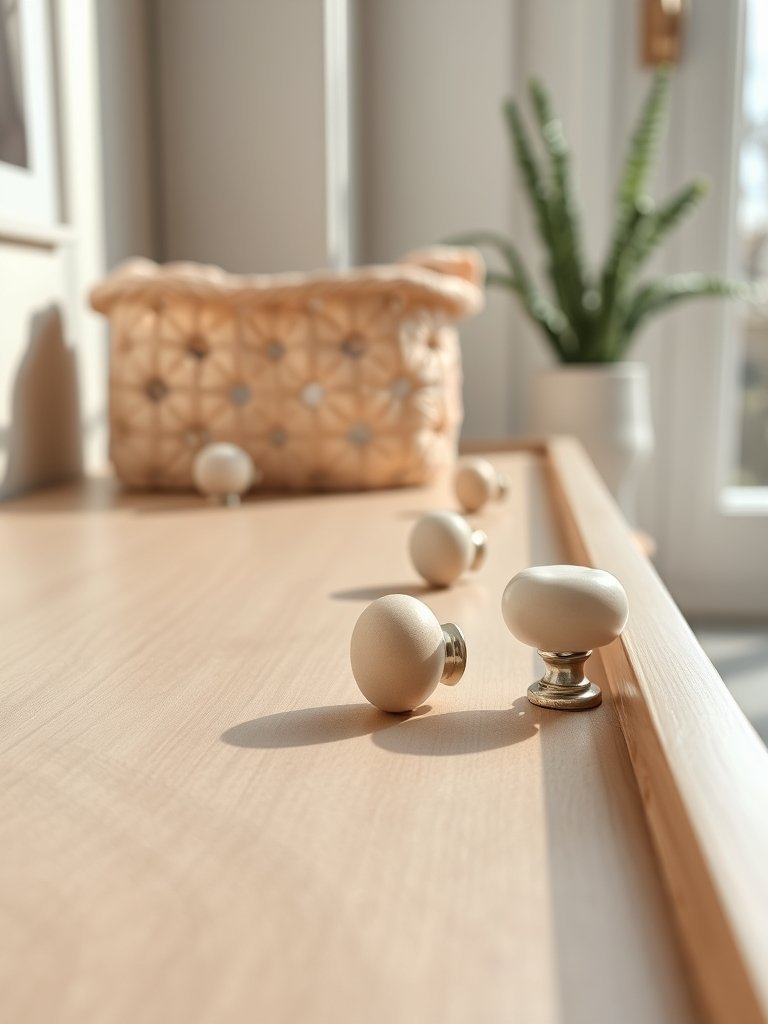 Use Fun Drawer Knobs