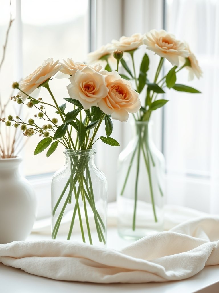 Use Glass Vases for Flowers