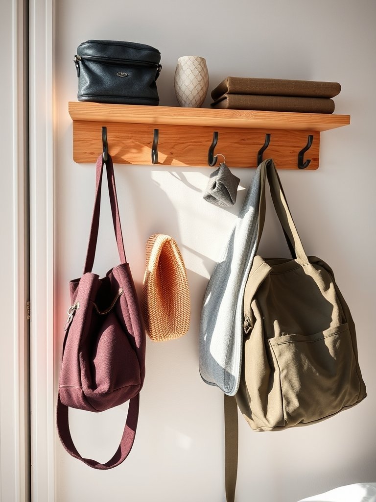 Use Hooks For Your Bags