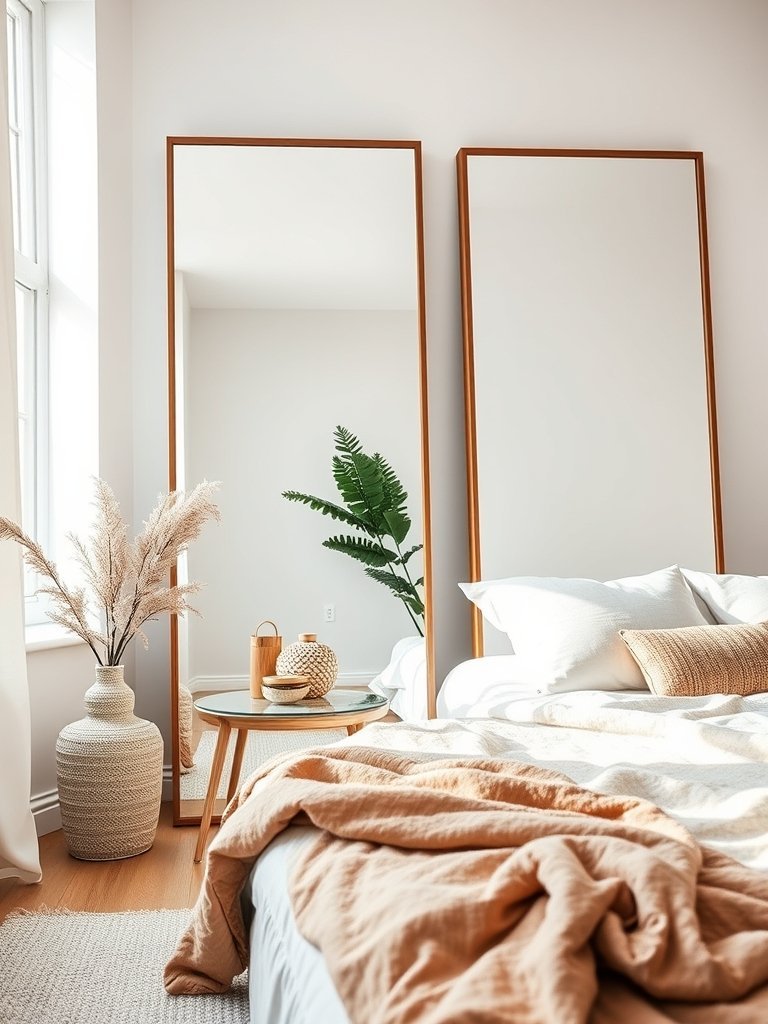 Use Large Mirrors to Create Space