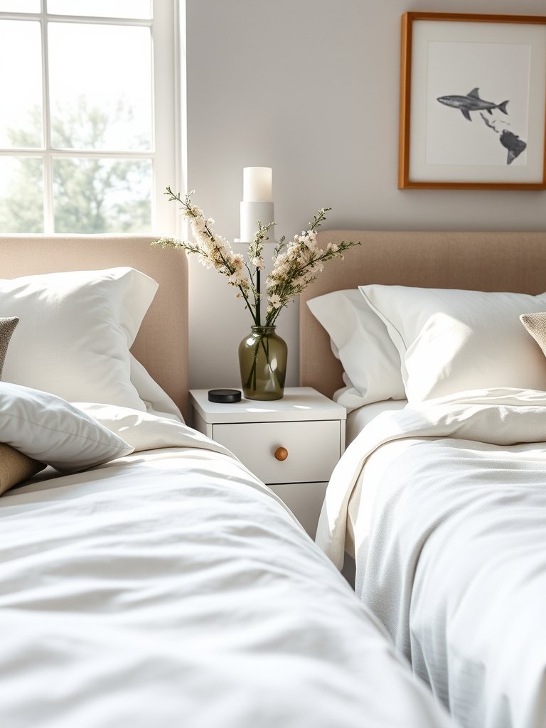 Use Matching Bedside Tables