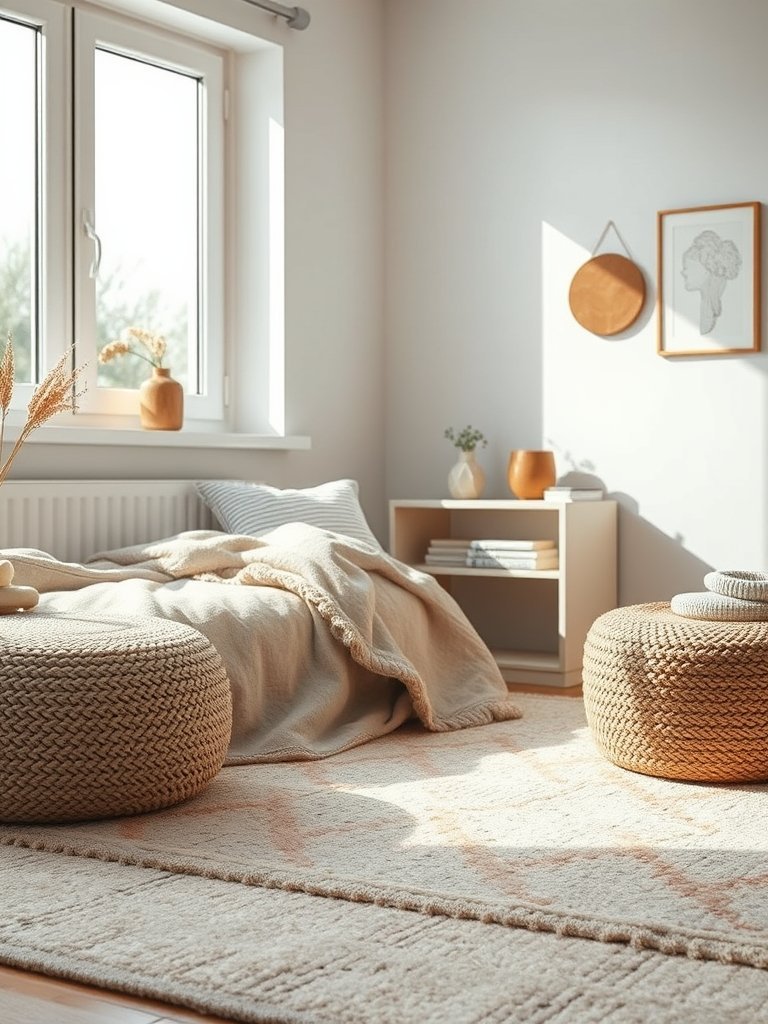 Use Soft Area Rugs