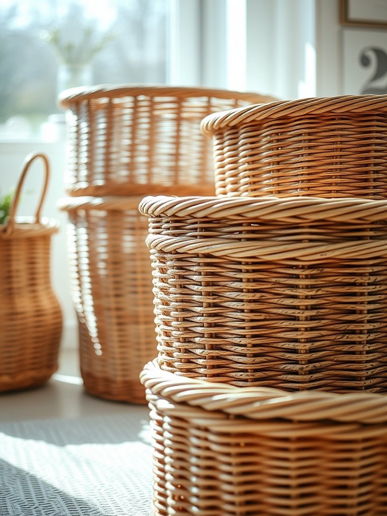 Wicker Storage Baskets