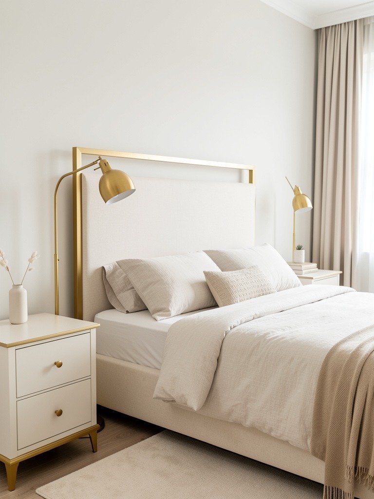 Add a Gold Floor Lamp