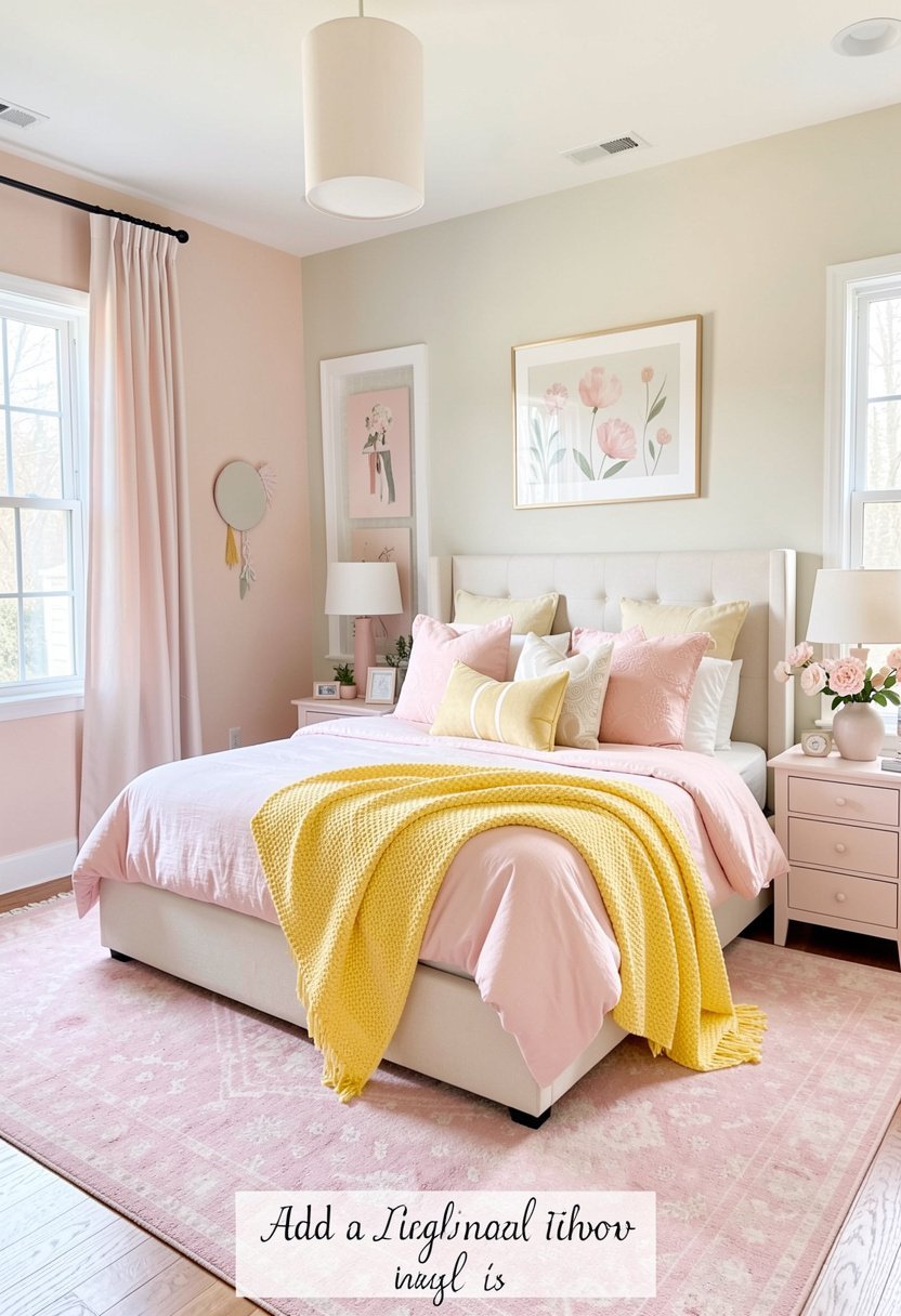 Add a Lemon Yellow Throw