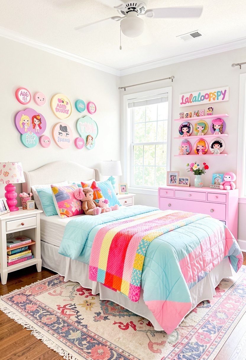 Add Button Shaped Wall Art