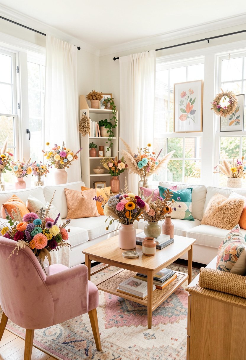 Add Dried Flower Bouquets