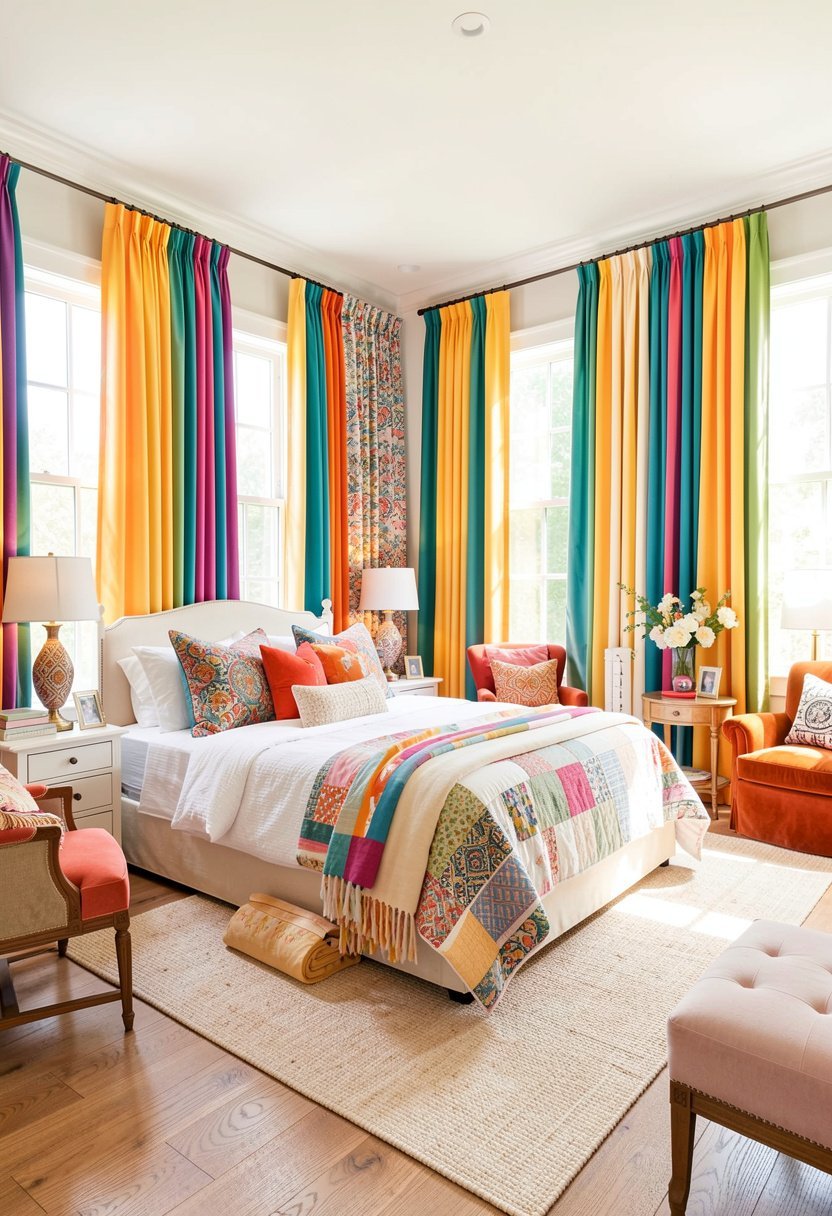 Add Floor to Ceiling Curtains