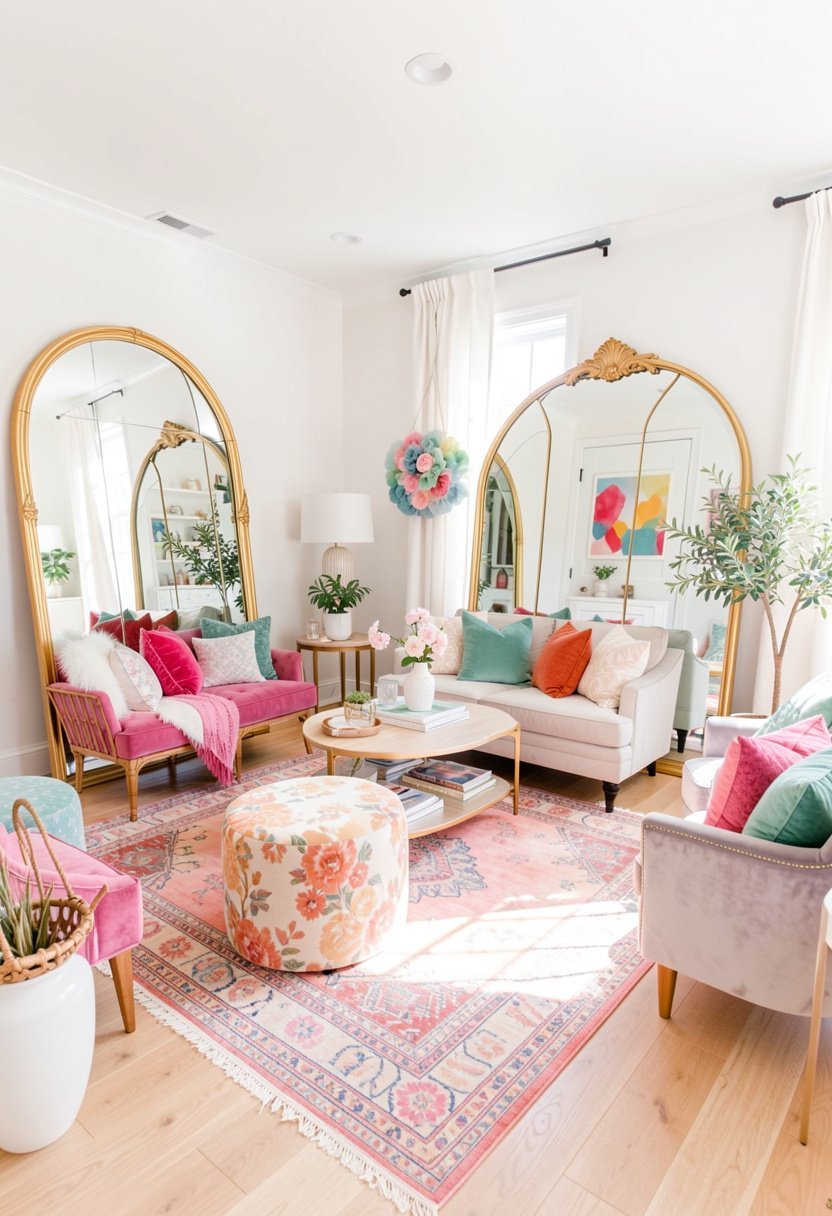 Add Large Floor Mirrors
