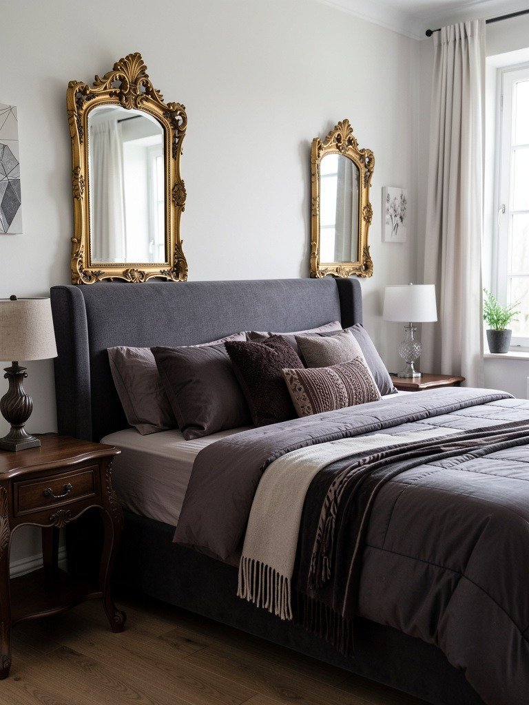Add Ornate Gold Mirrors