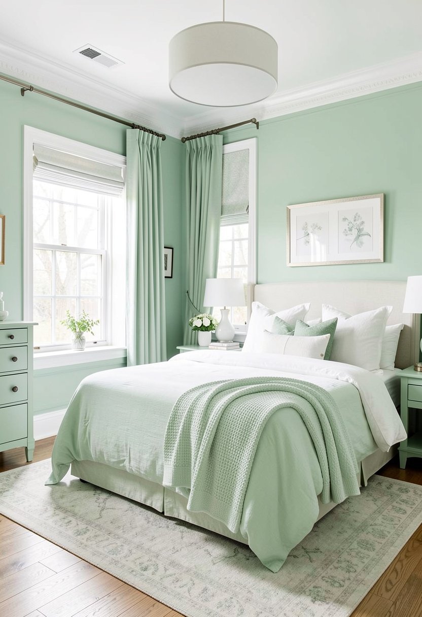 Add Soft White Linens for Contrast