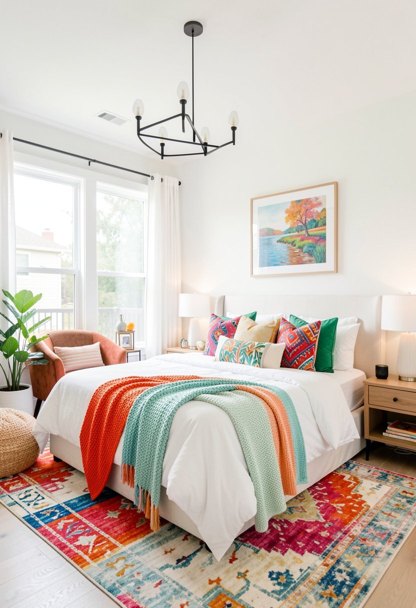 Add Texture with Cheap Throw Pillows