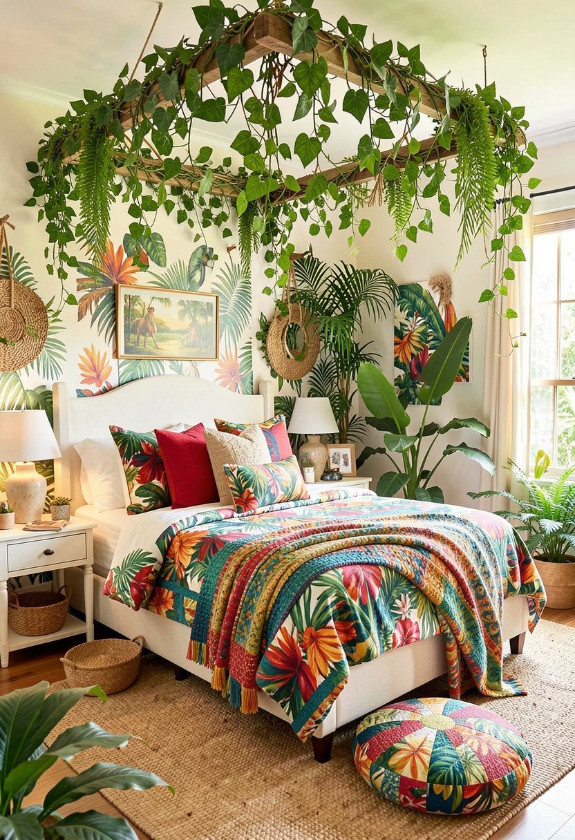 Add Trailing Vines Above Your Bed