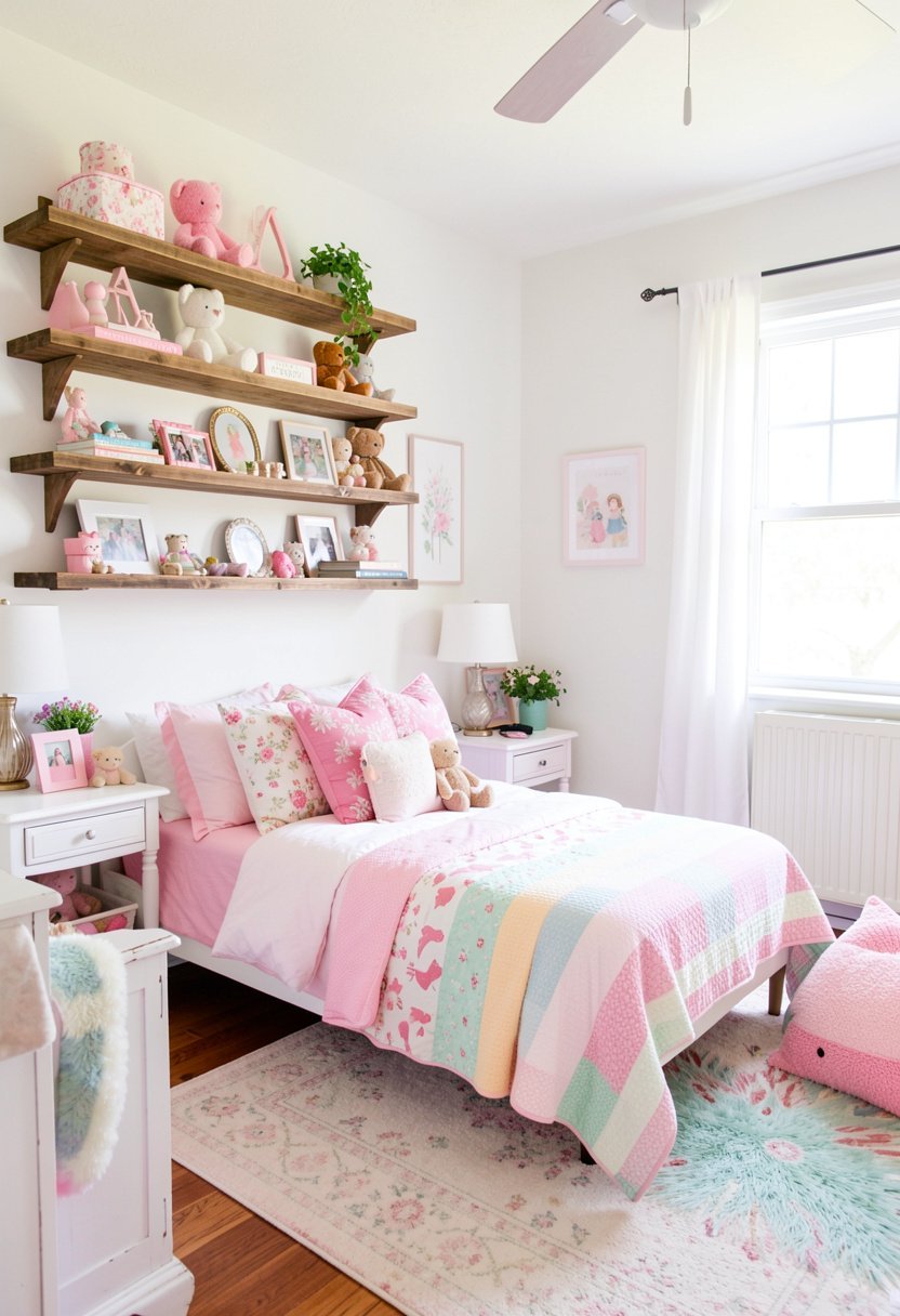 Add Vintage Wood Shelves