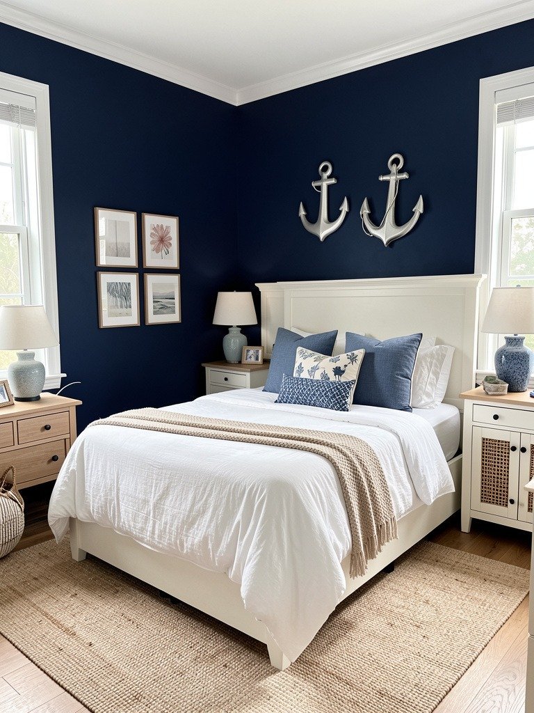 Anchor Your Room with Deep Navy Paint