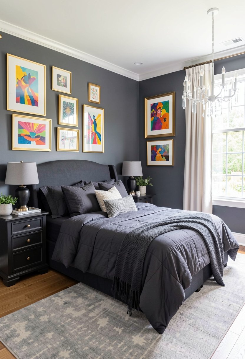 Art with Gold Frames