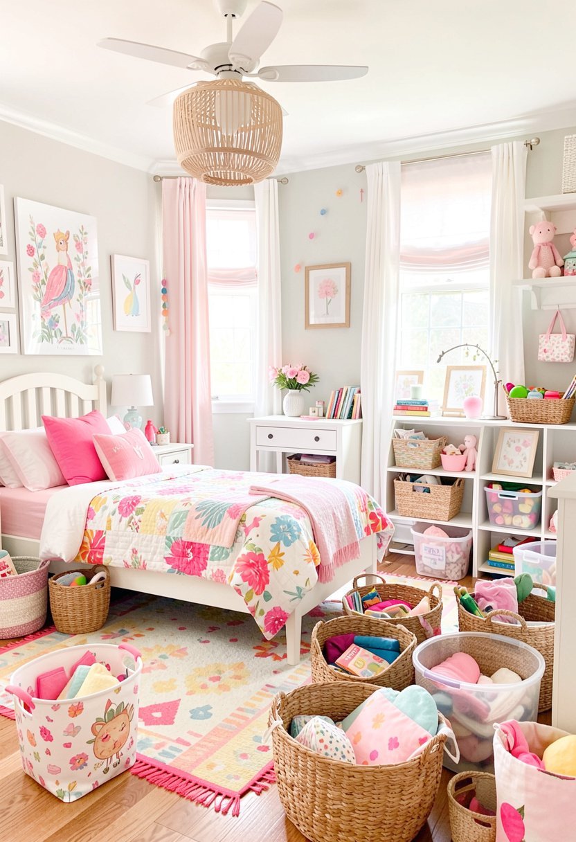 Baskets for Fast Cleanup