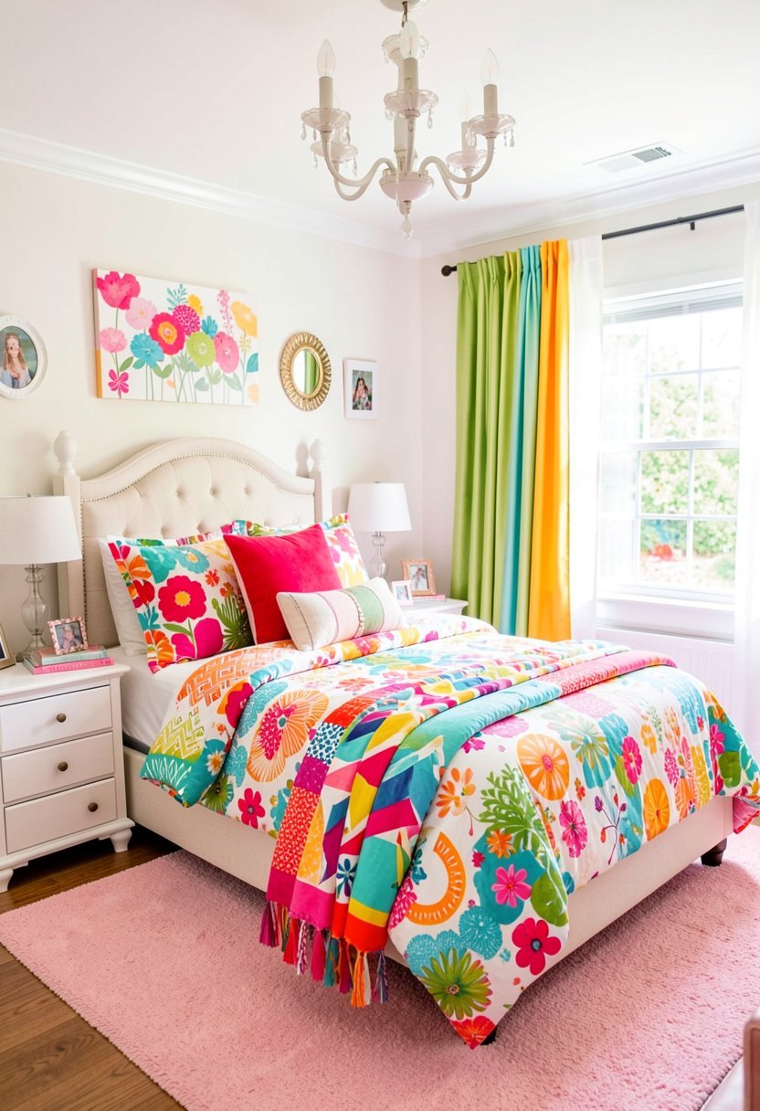 Bedding That Pops with Color