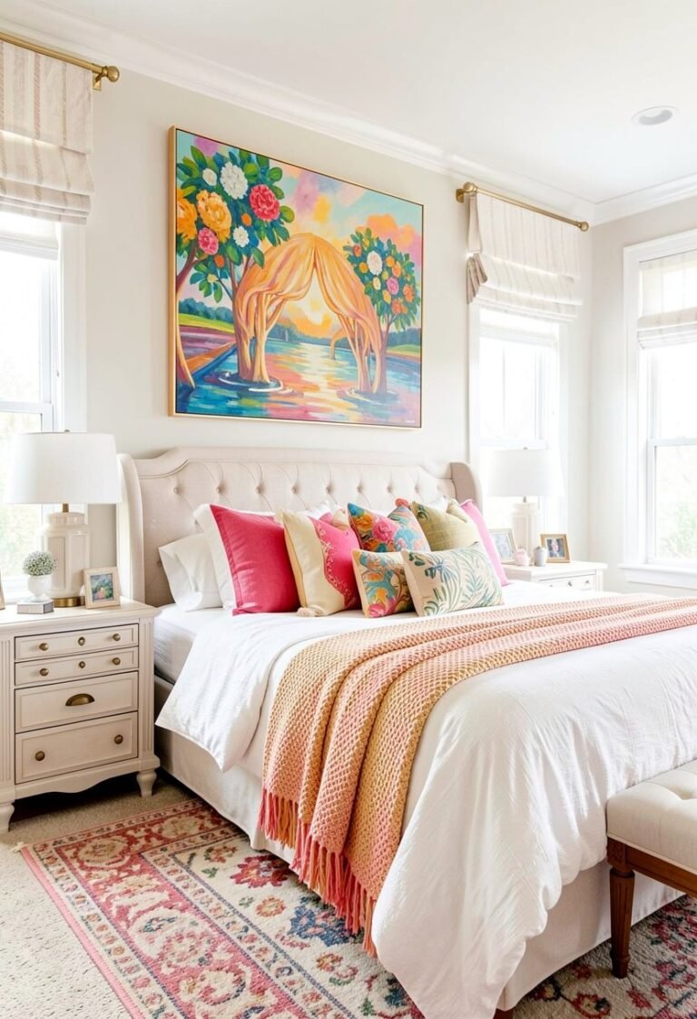 Big Art Above the Headboard