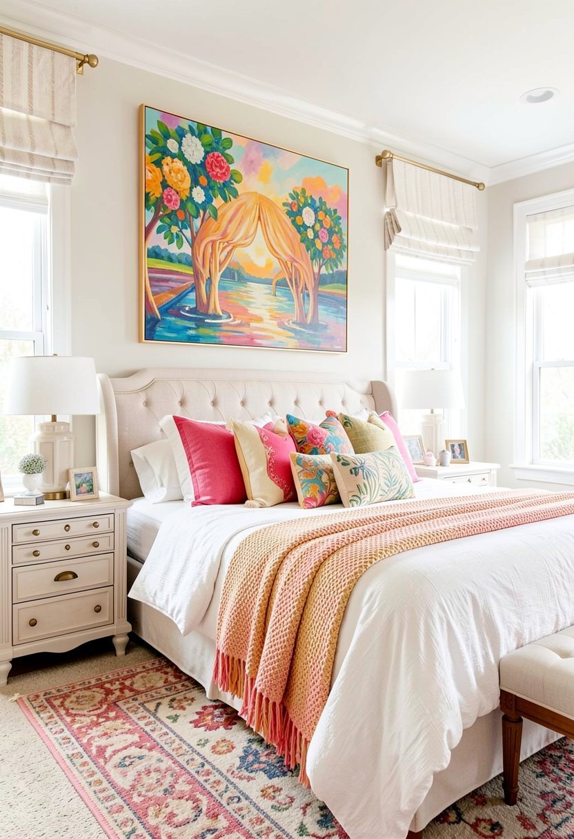Big Art Above the Headboard