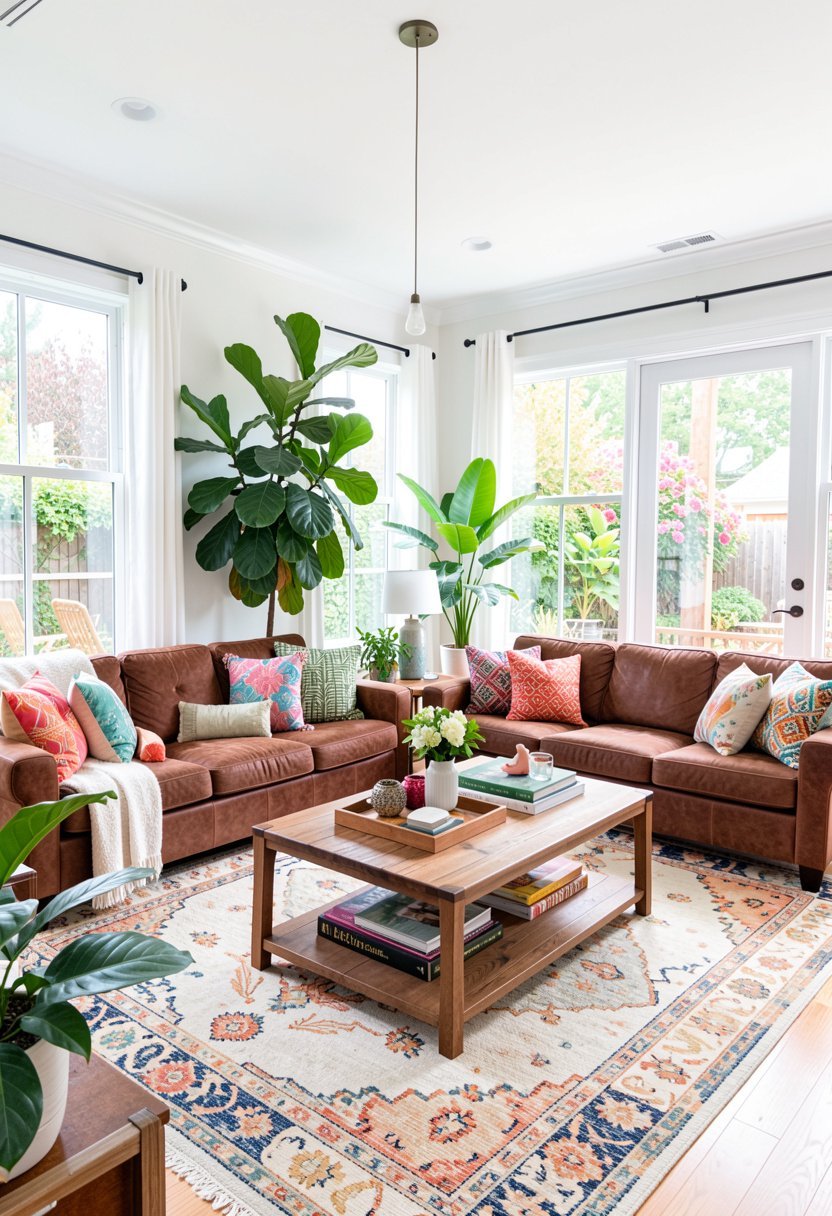 Bring in Large Green Plants