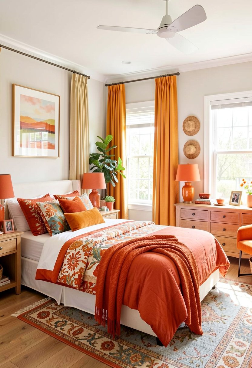 Burnt Orange for Warmth