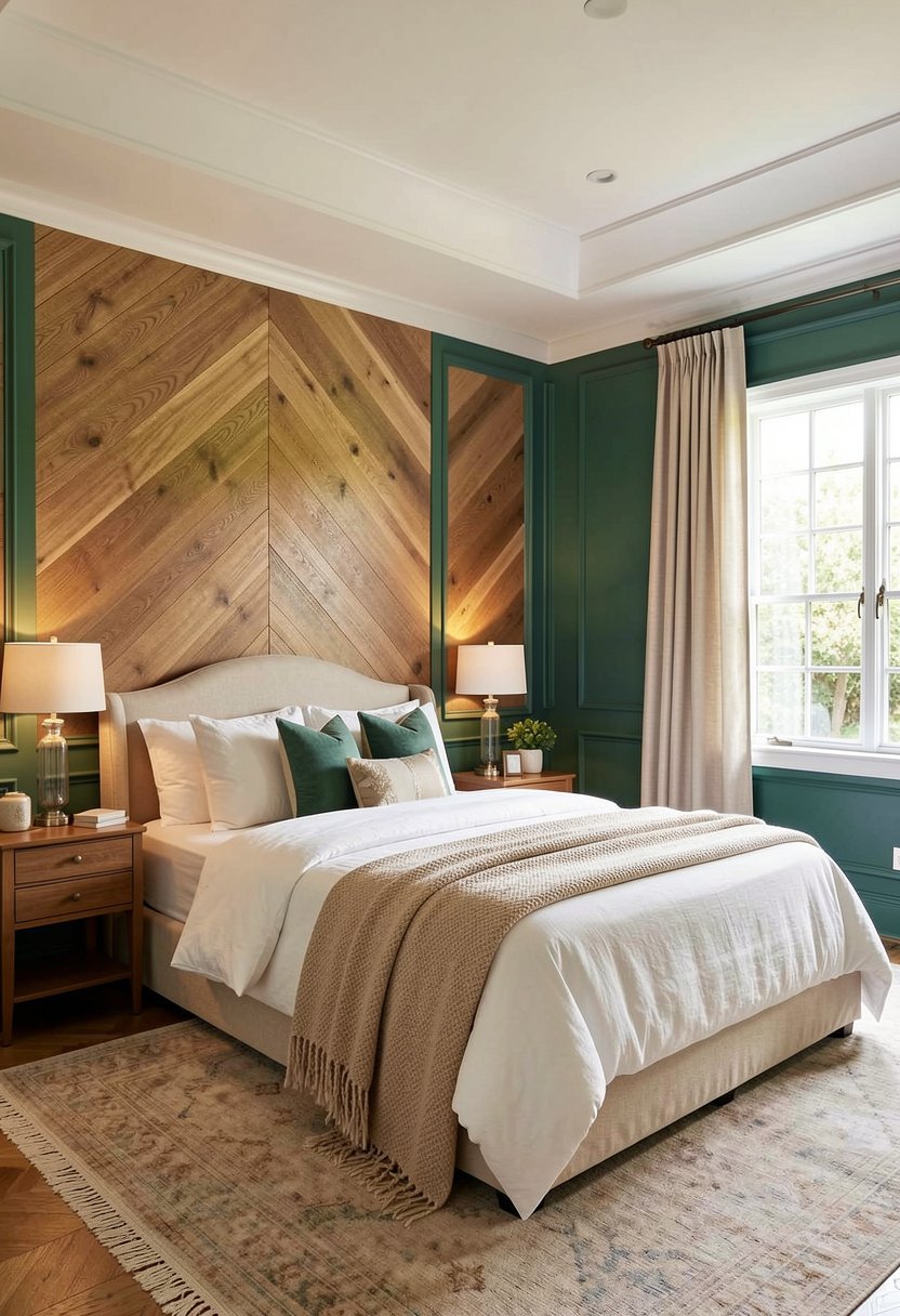 Chevron Wood Wall Detail