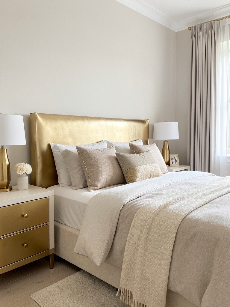 Choose Metallic Gold Accents