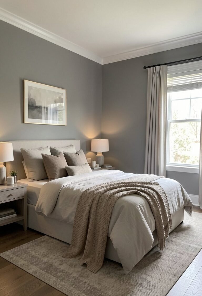Choose Soft Gray Walls for Depth