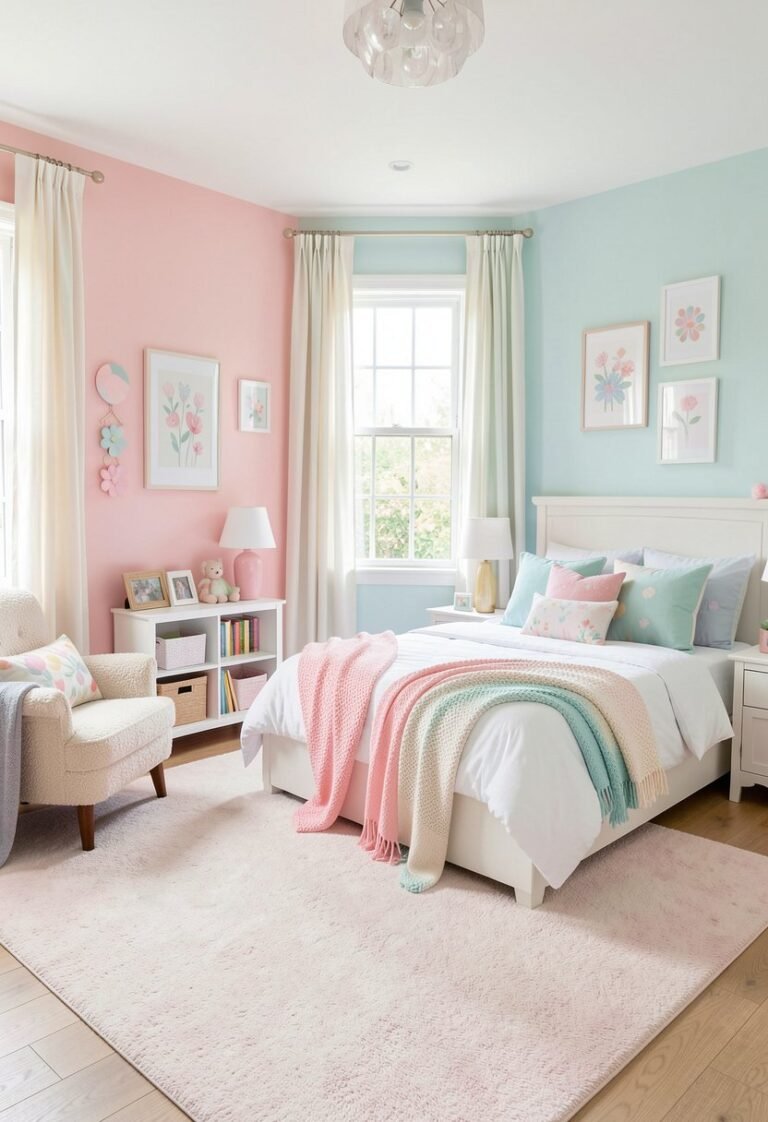Choose Soft Pastels for Walls