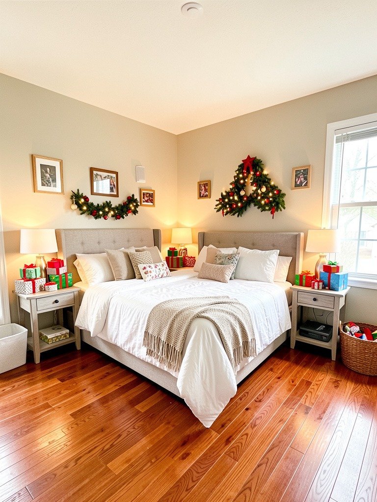 Gift Boxes As Nightstand Decor