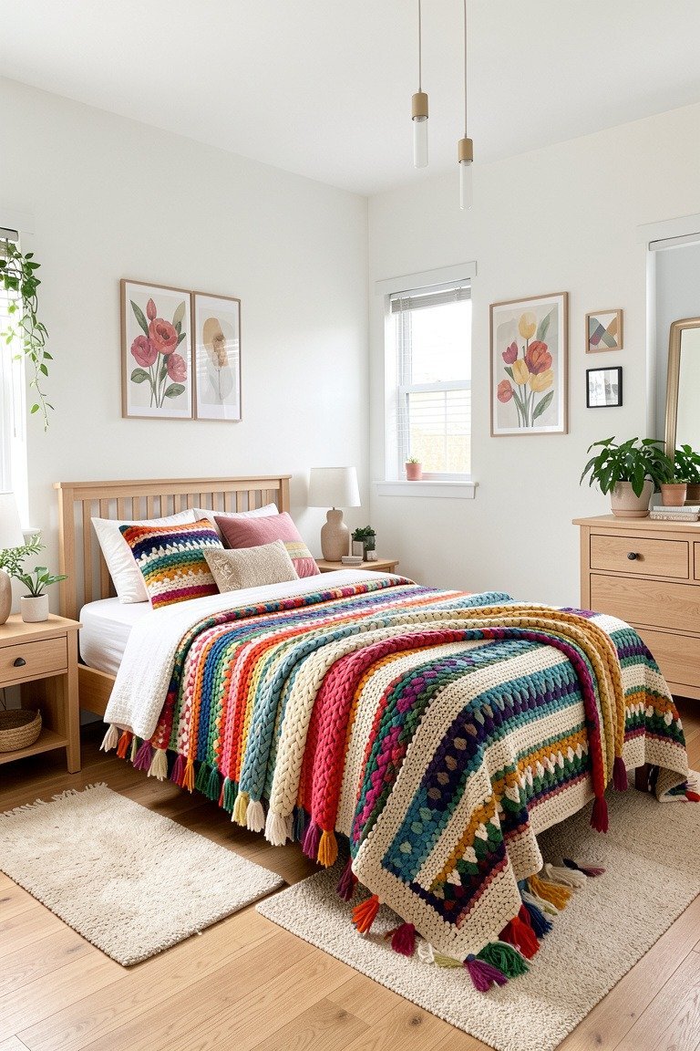 Chunky Knit Wool Throws