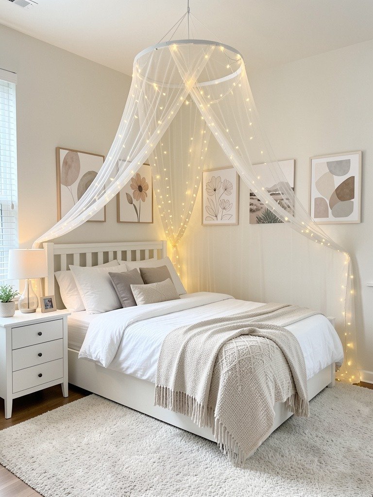 Create a Sparkling Wall Canopy