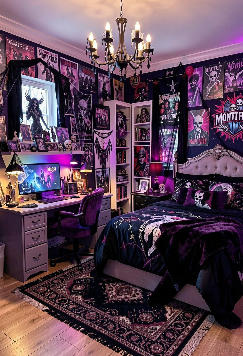 Create a Spooky Desk Area