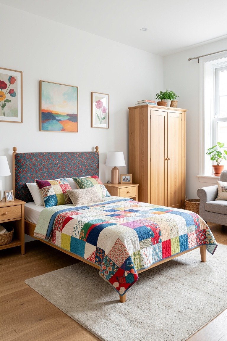 Custom Fabric Bed Headboard