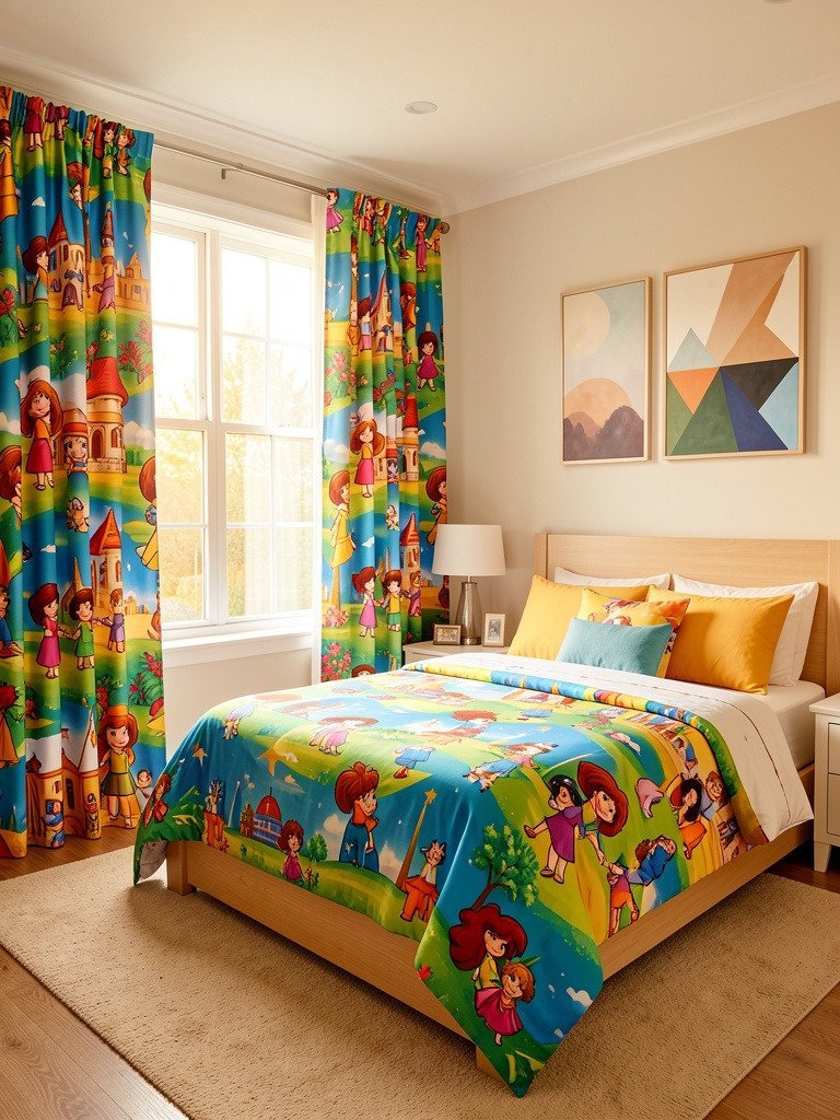 Display Adventure Themed Curtains